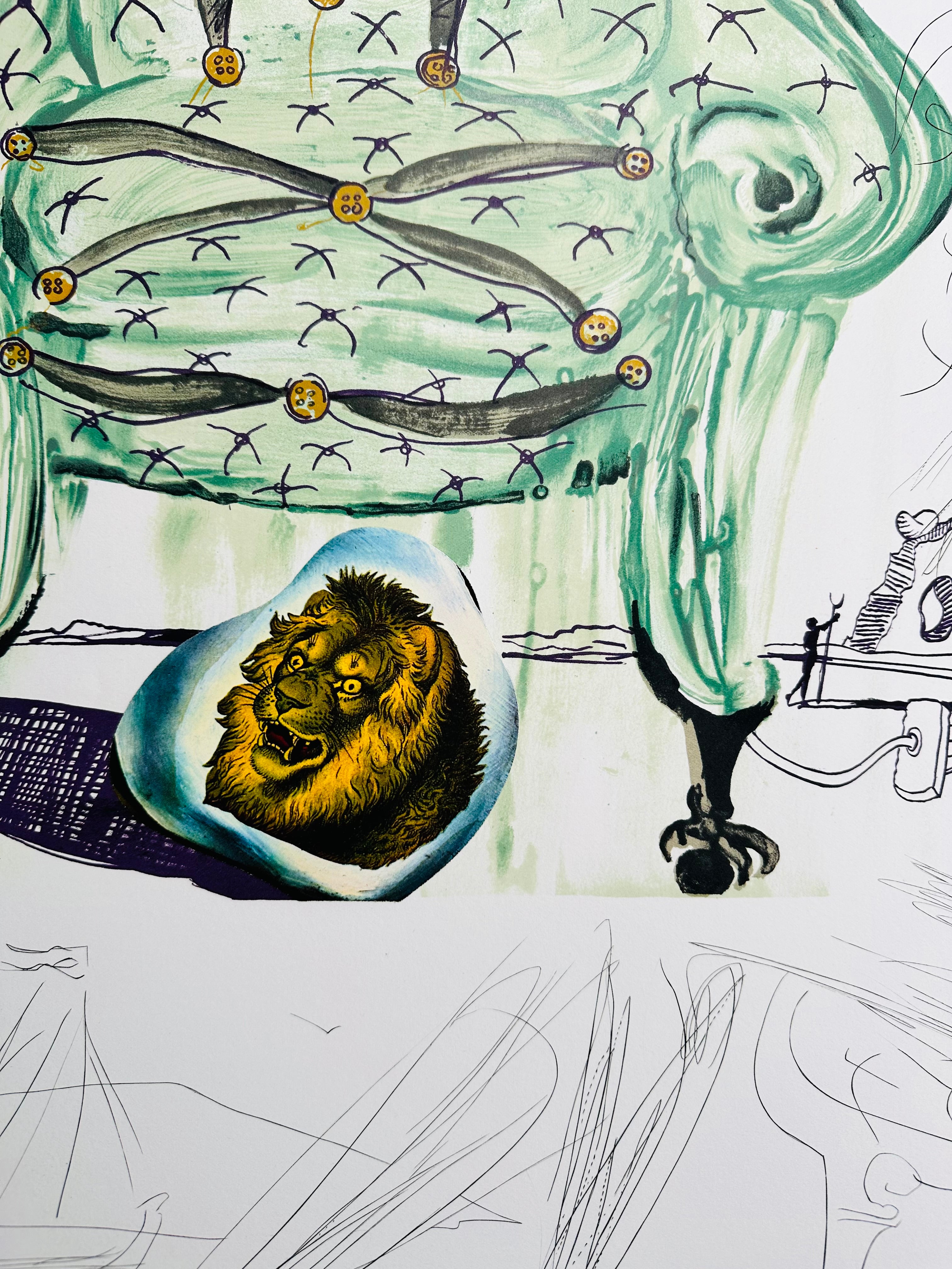 Breathing Pneumatic Armchair (Imagination & Objects of the Future Portfolio), 1975-1976 by Salvador Dali