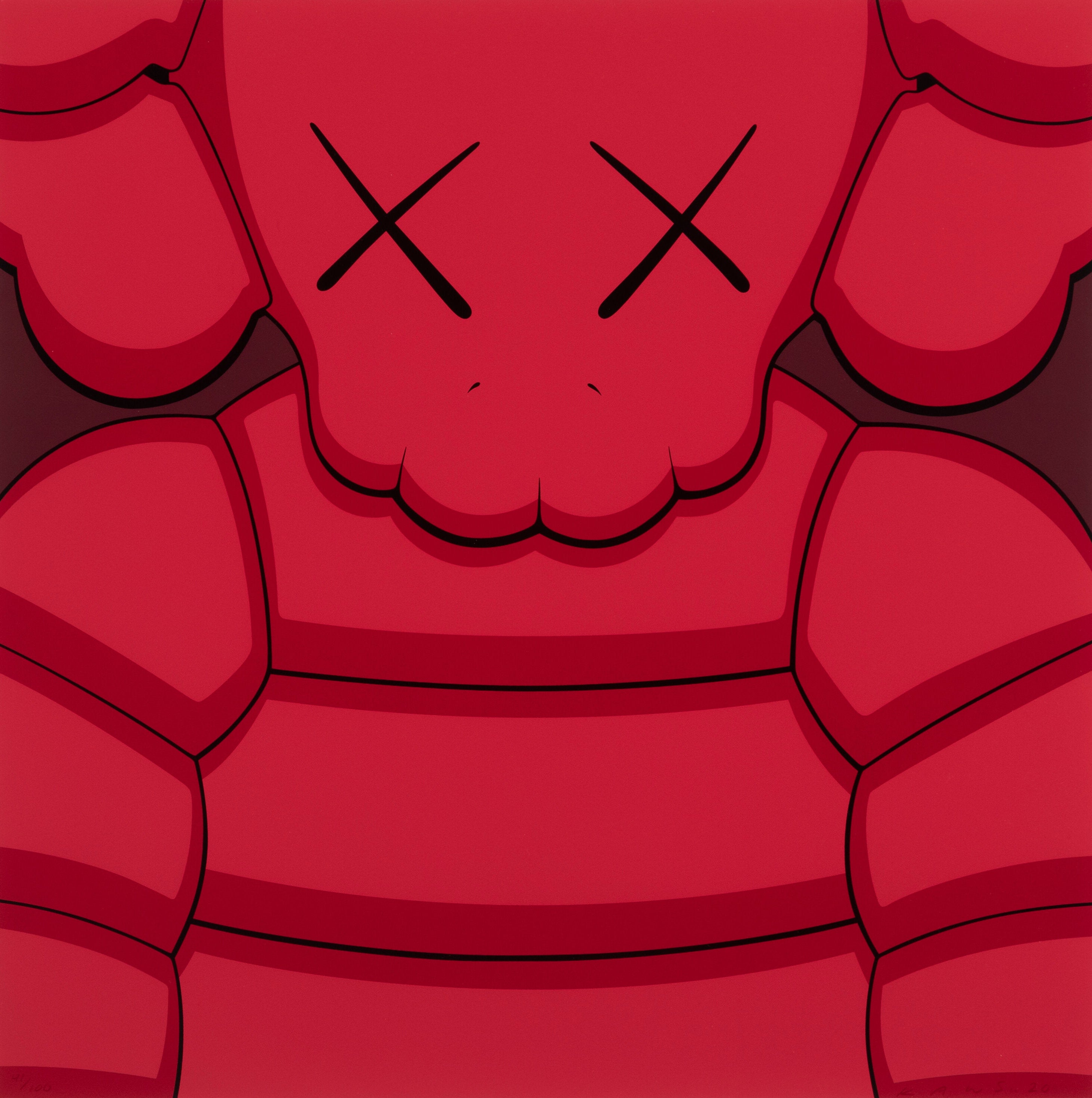What Party (Red), 2020 by Kaws