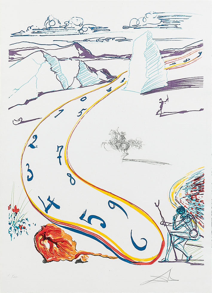 Melting Space-Time, 1975-1976 by Salvador Dali