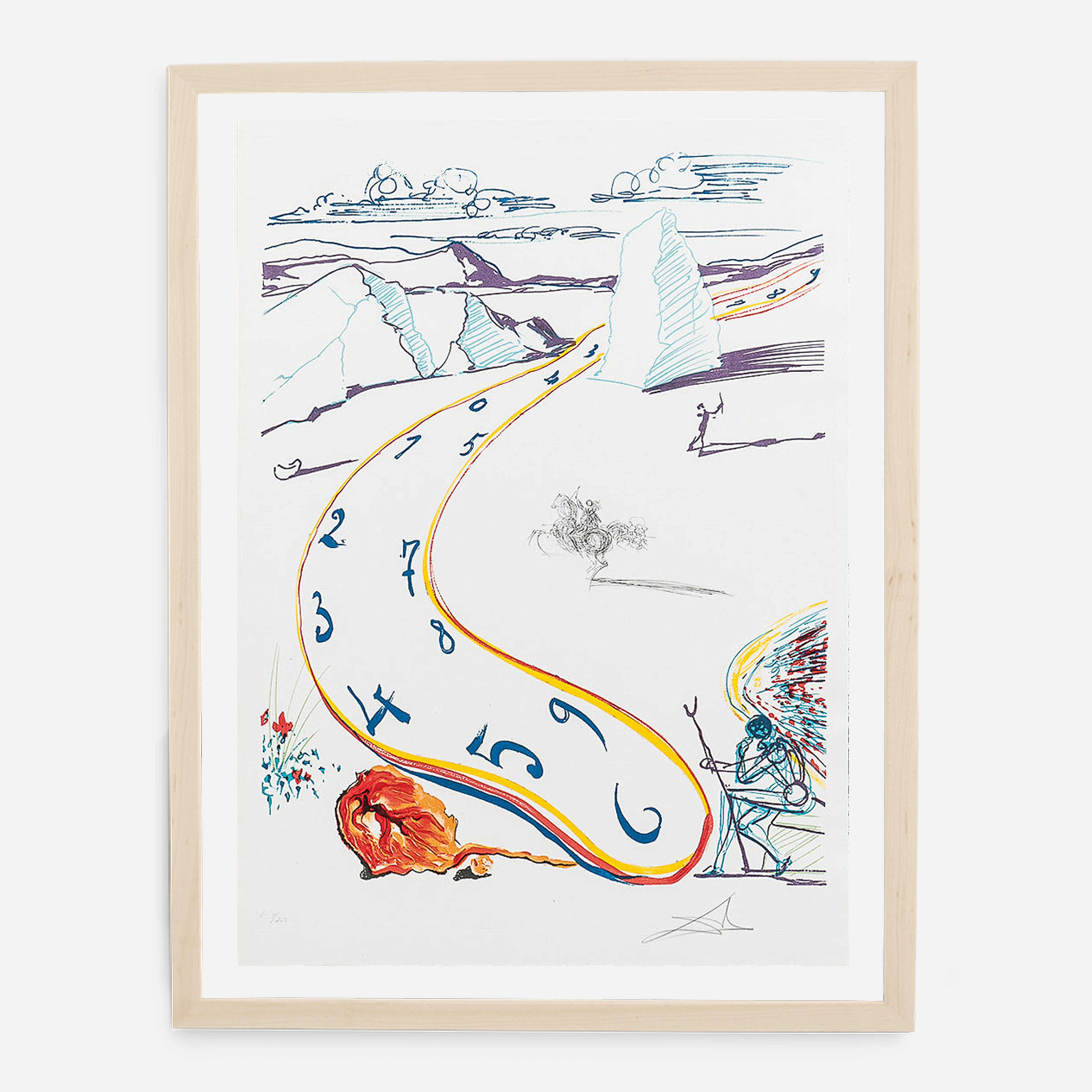 Melting Space-Time, 1975-1976 by Salvador Dali