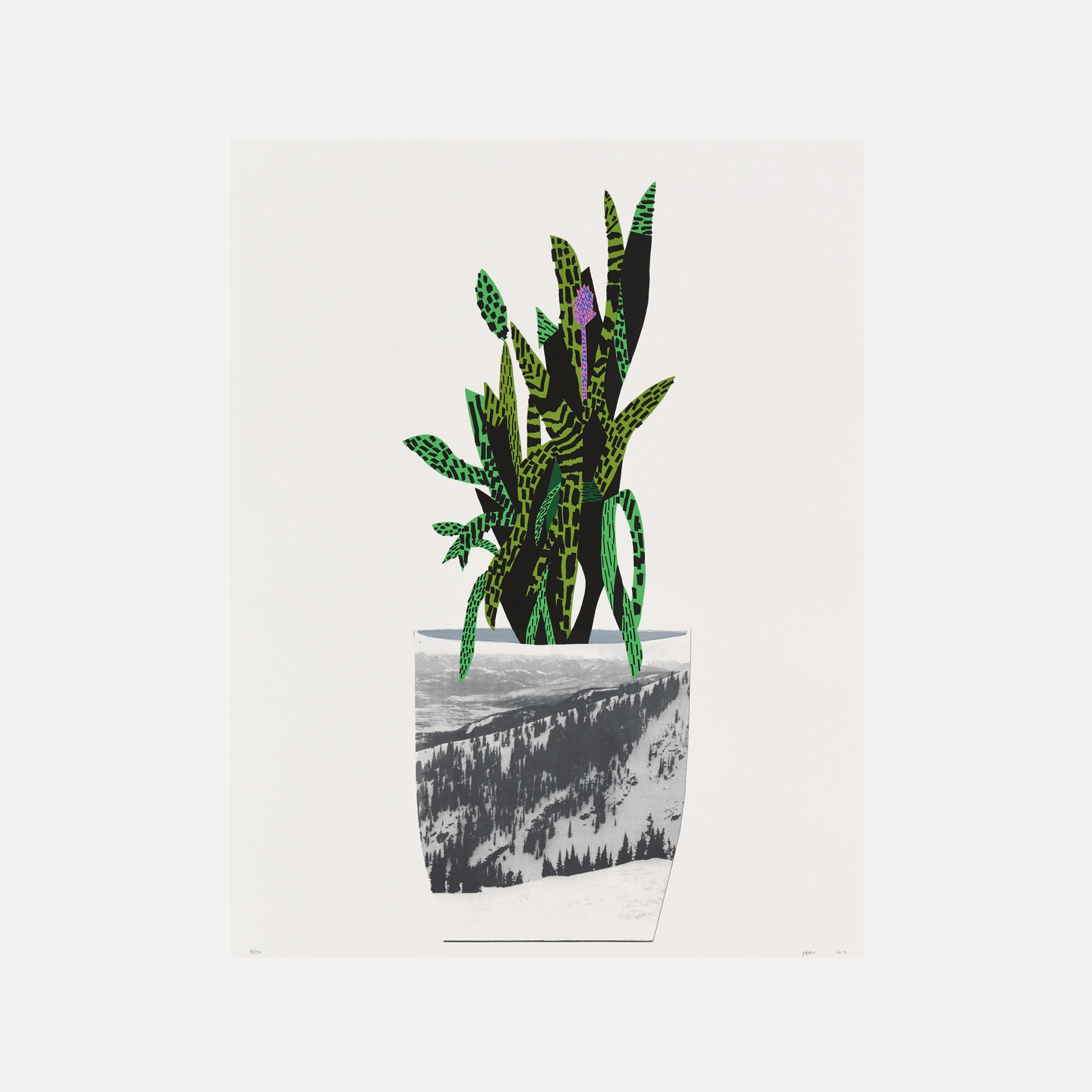 Untitled (Green), 2014 by Jonas Wood