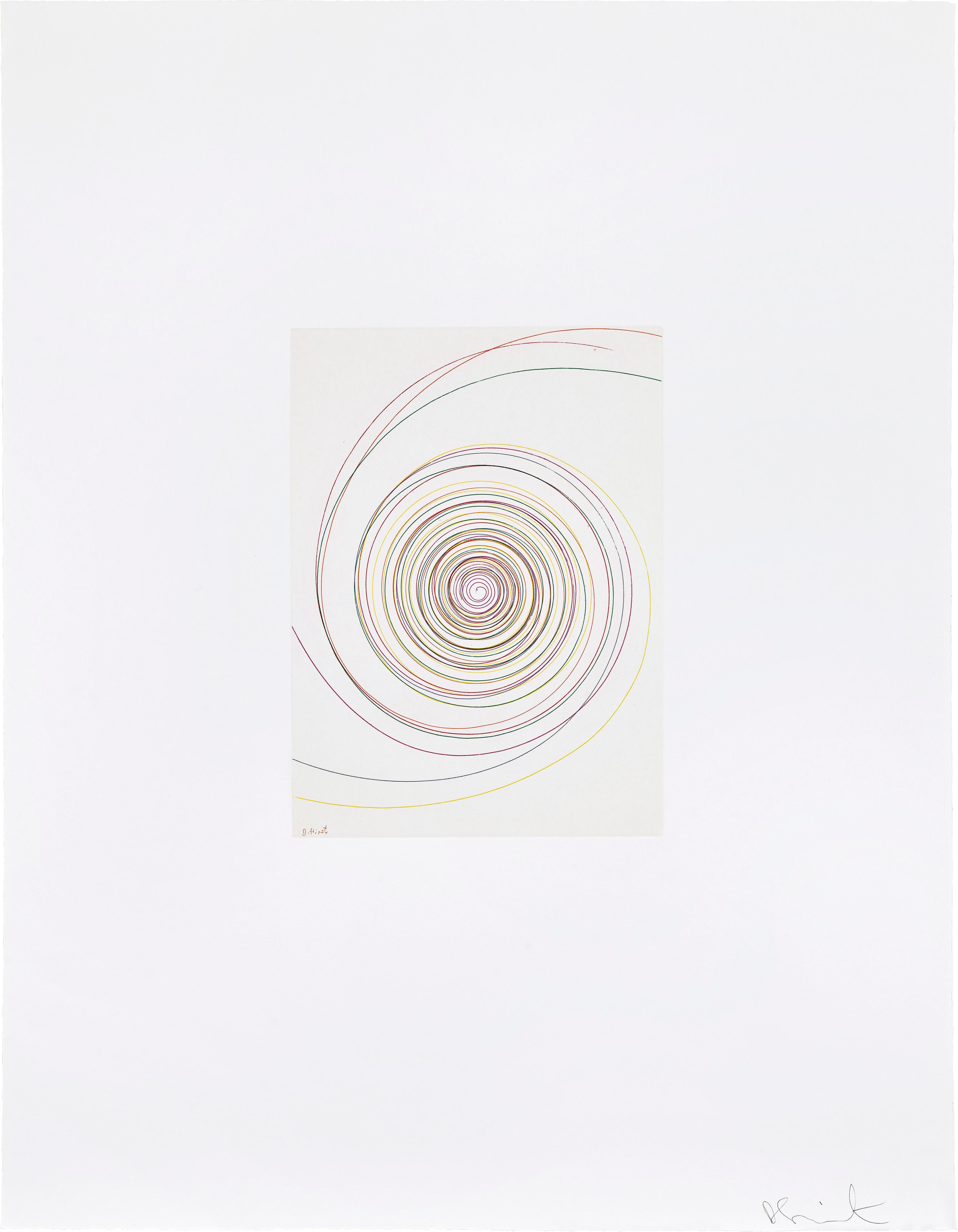 Billy Mill roundabout (In a Spin, the Action of the World on Things, Volume I), 2002 by  Damien Hirst