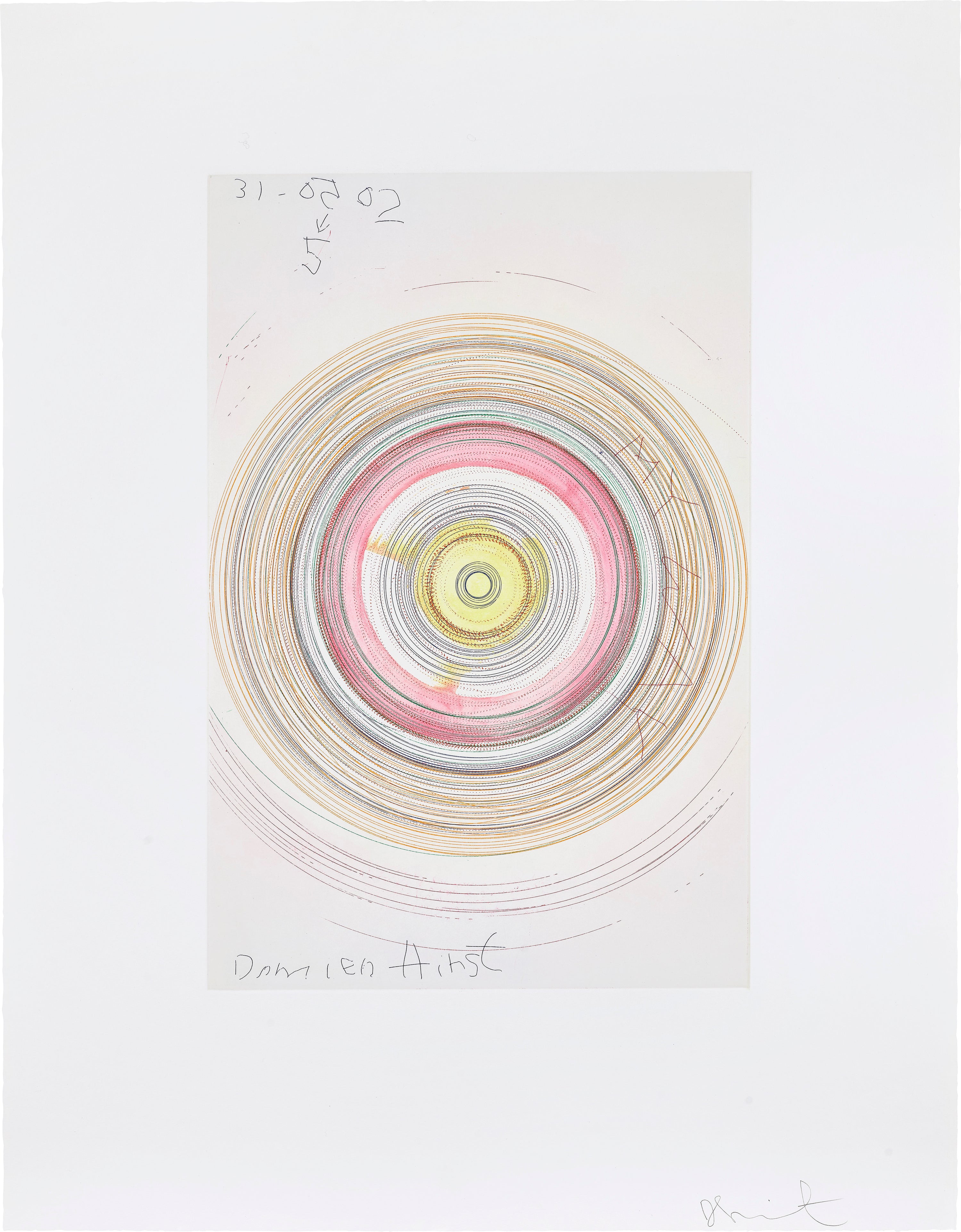 My way (In a Spin, the Action of the World on Things, Volume I), 2002 by  Damien Hirst