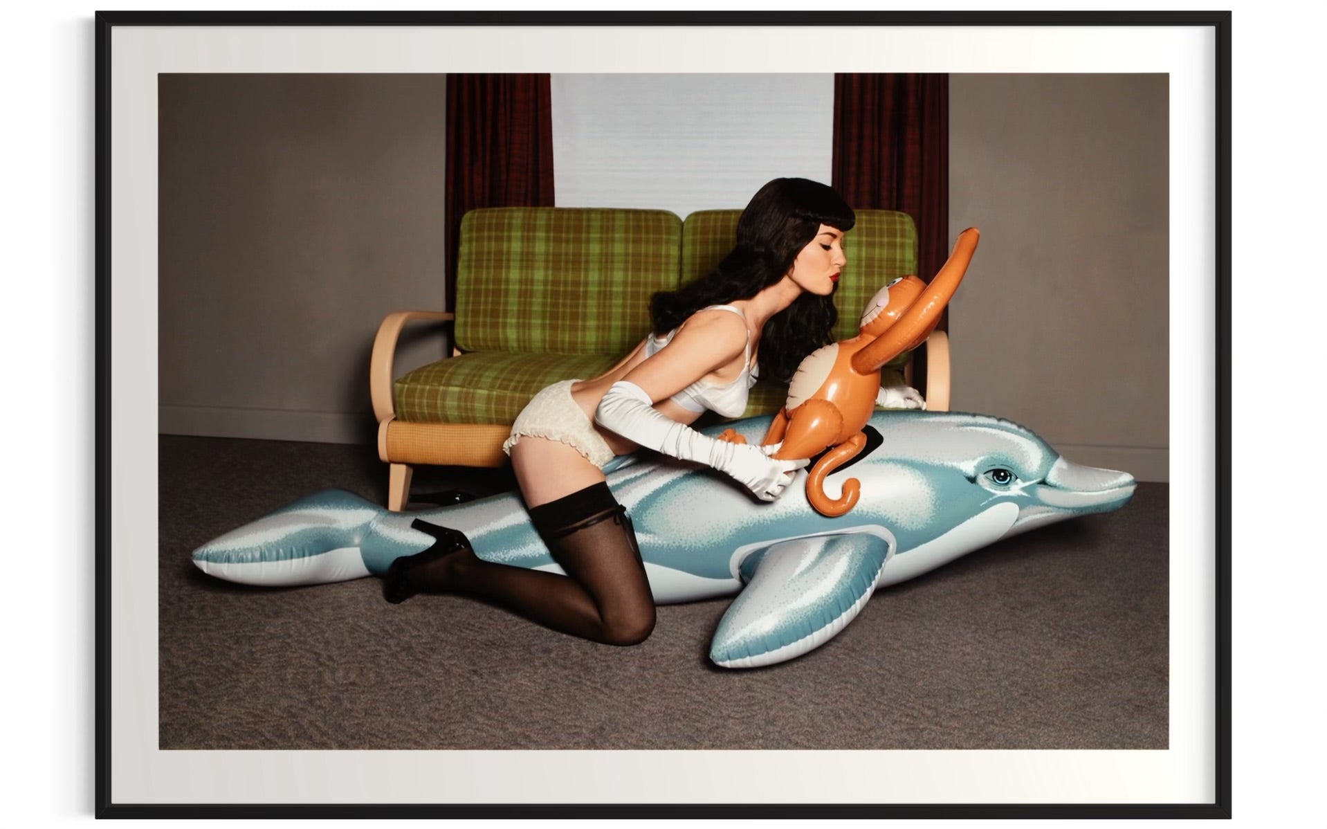 Girl with Dolphin and Monkey, 2014 by  Jeff Koons