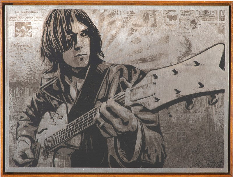 Neil Young Canvas (Metal HPM), 2010