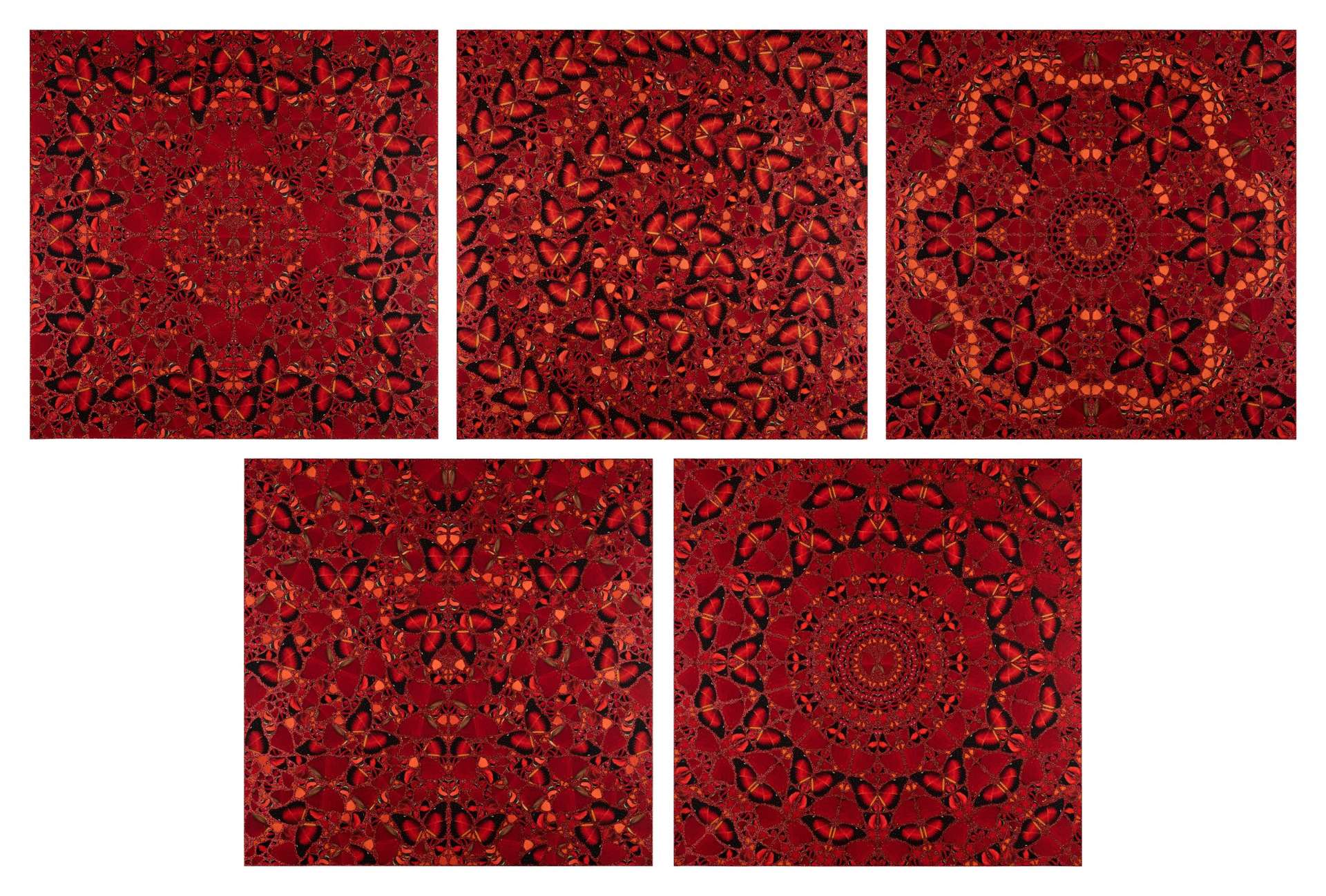 H-10 THE EMPRESSES (Wu Zetian, Nur Jahanj, Theodora, Suiko, and Taytu Betul), 2022 by  Damien Hirst