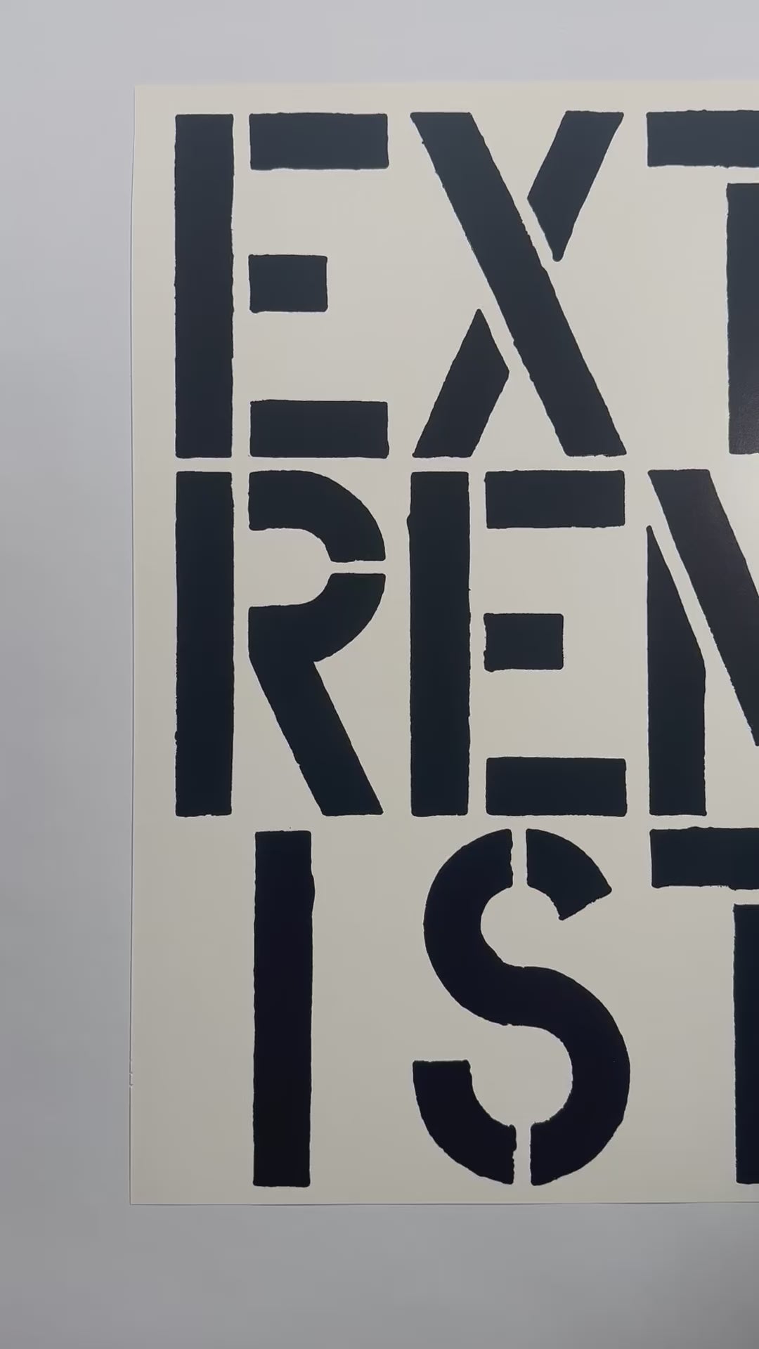 Extremist by Christopher Wool 