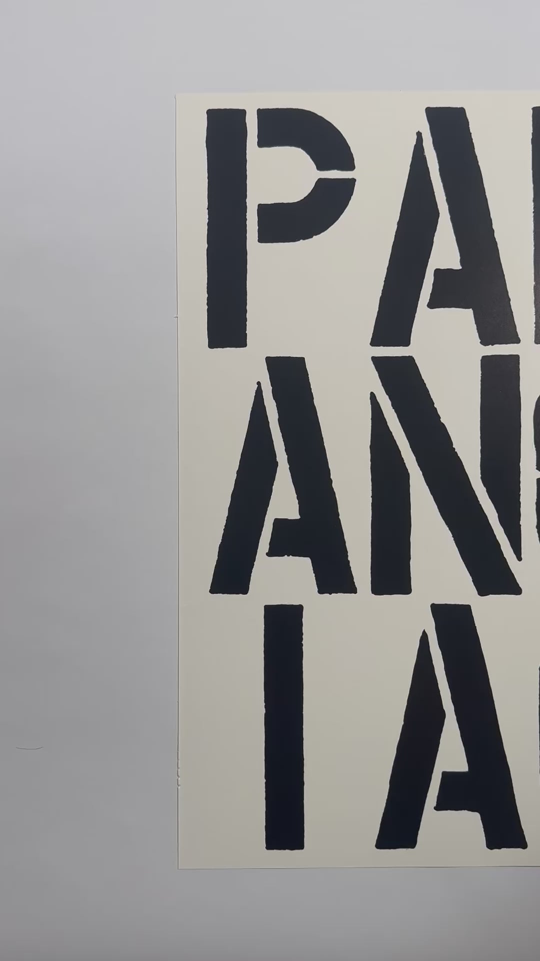 Paranoic by Christopher Wool 