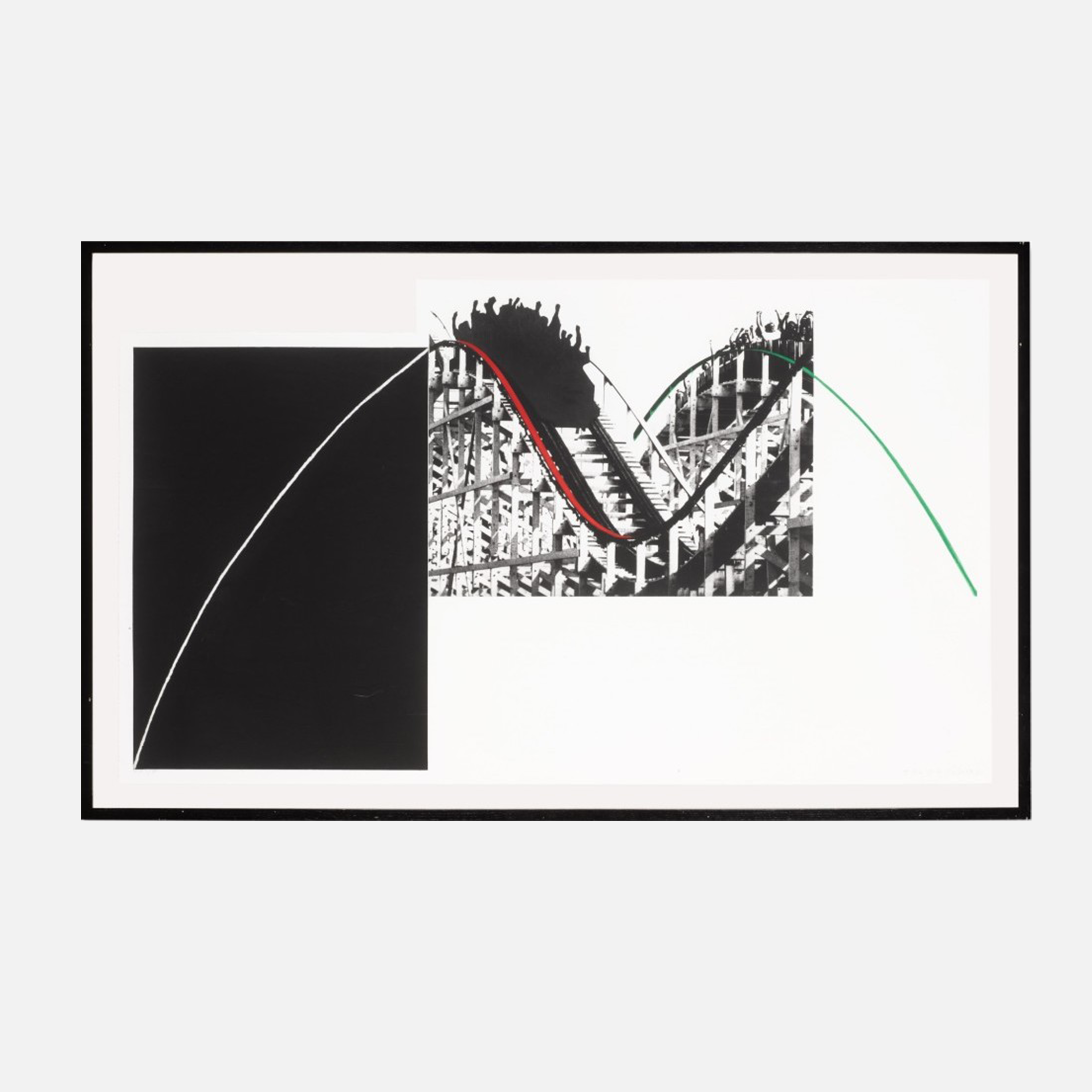 Rollercoaster, 1989 by  John Baldessari
