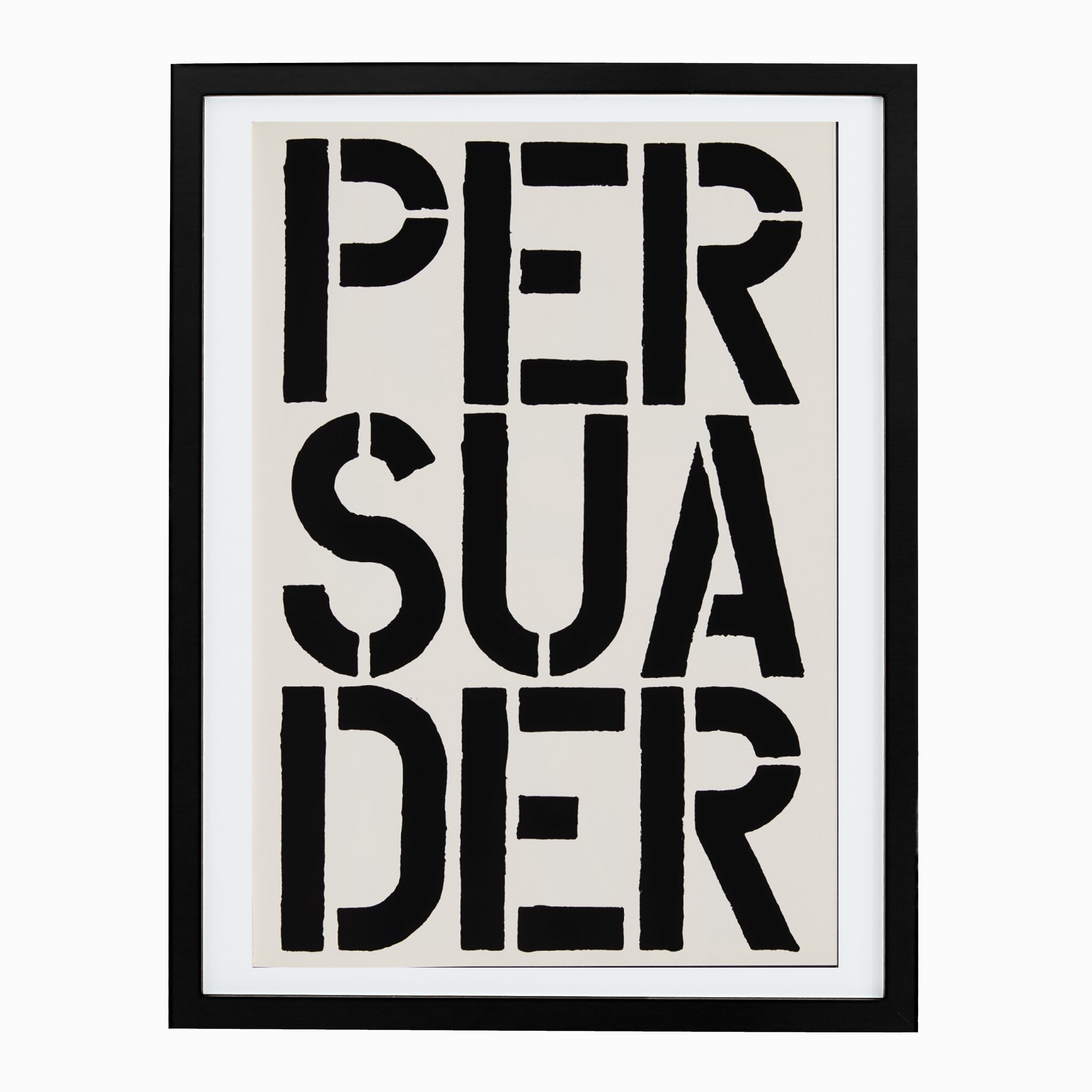 Persuader (page from Black Book), 1989 by Christopher Wool
