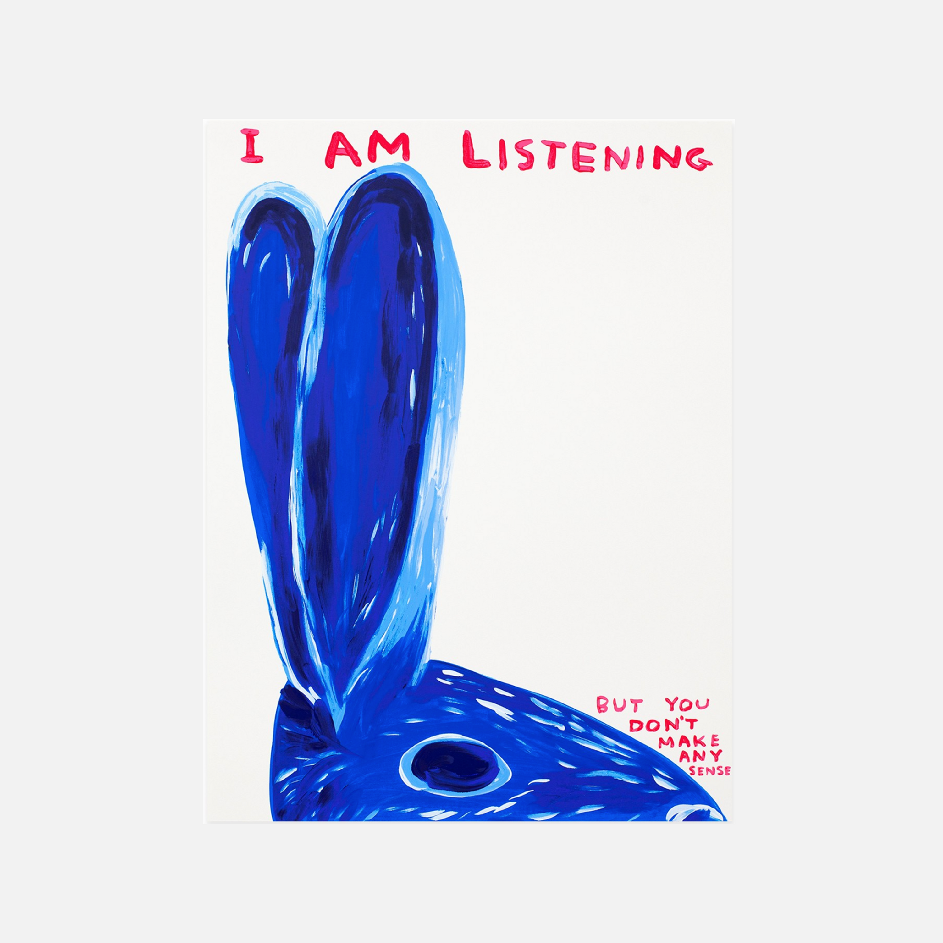 Untitled (I Am Listening), 2020