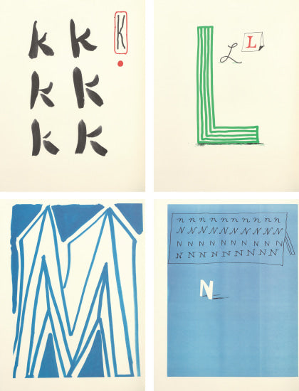 Hockney’s Alphabet, 1991 by David Hockney